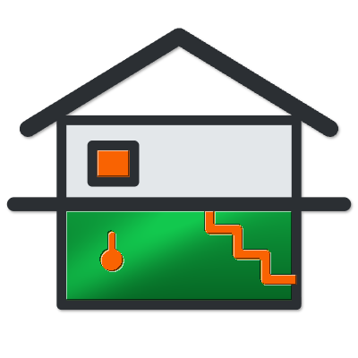 Basement renovation icon