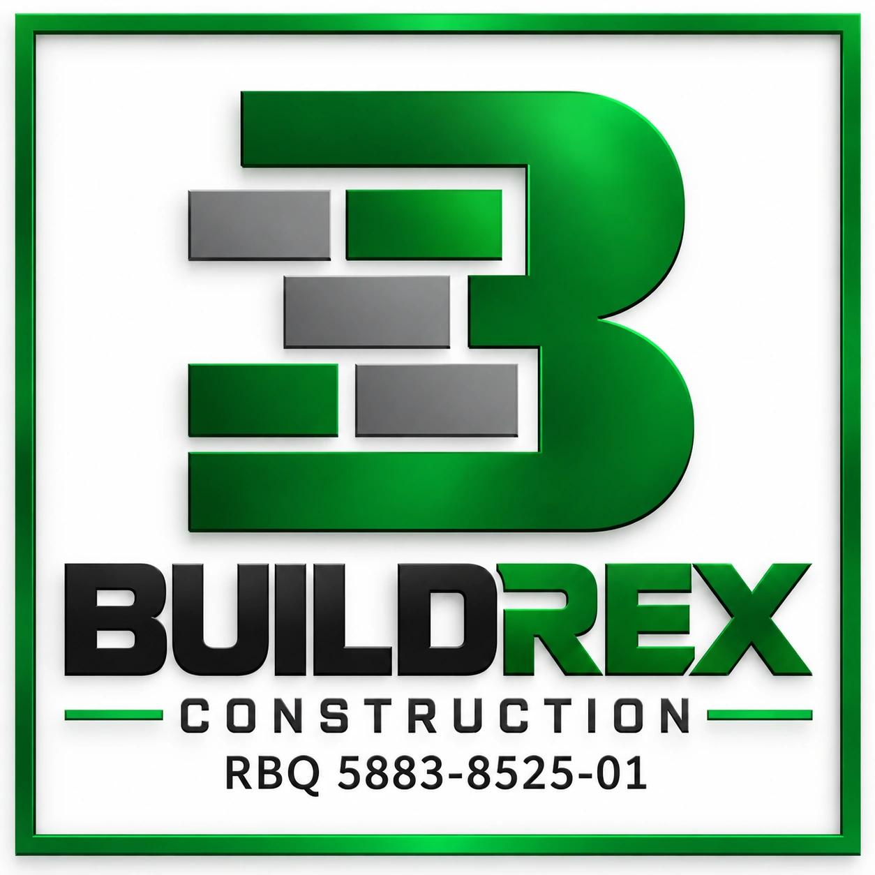 Buildrex Construction logo, RBQ 5883-8525-01