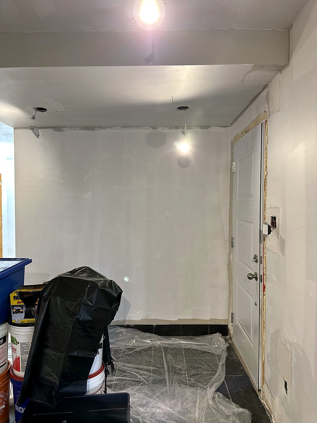 Entrance before – full home renovation in Hudson by Buildrex Construction